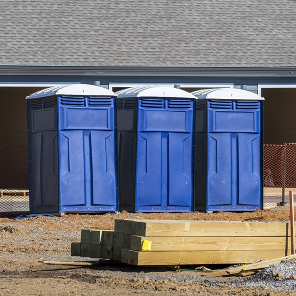 can i customize the exterior of the porta potties with my event logo or branding in Willey IA
